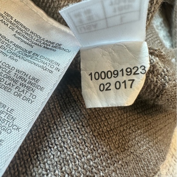 Brooks Brothers Men's Ultimate Merino Wool quarter Zip Sweater brown size large - Picture 10 of 10